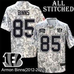 Camo Embroidered Armon Binns Cincinnati Bengals #85 Stitched Jersey