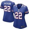 JACKSON Buffalo #22 Womens Football Jersey - Fred Jackson Womens Football Jersey (Blue)_Free Shipping