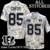 Camo Embroidered Isaac Curtis Cincinnati Bengals #85 Stitched Jersey