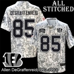 Camo Embroidered Allen DeGraffenreid Cincinnati Bengals #85 Stitched Jersey