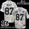 Camo Embroidered Mike Kelly Cincinnati Bengals #87 Stitched Jersey