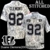 Camo Embroidered Duane Clemons Cincinnati Bengals #92 Stitched Jersey