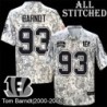 Camo Embroidered Tom Barndt Cincinnati Bengals #93 Stitched Jersey