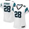 STEWART Carolina #28 Womens Football Jersey - Jonathan Stewart Womens Football Jersey (White)_Free Shipping