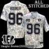 Camo Embroidered Vaughn Booker Cincinnati Bengals #96 Stitched Jersey