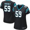 KUECHLY Carolina #59 Womens Football Jersey - Luck Kuechly Womens Football Jersey (Black)_Free Shipping