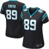 SMITH Carolina #89 Womens Football Jersey - Steve Smith Womens Football Jersey (Black)_Free Shipping