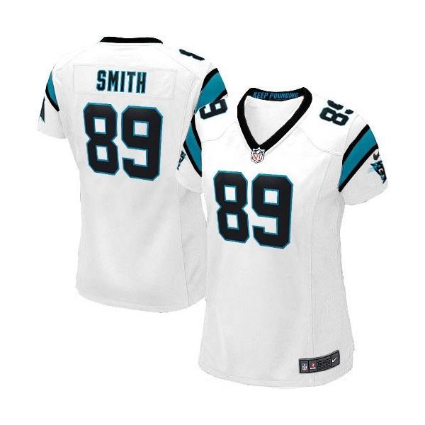 SMITH Carolina #89 Womens Football Jersey - Steve Smith Womens Football Jersey (White)_Free Shipping