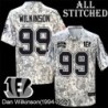 Camo Embroidered Dan Wilkinson Cincinnati Bengals #99 Stitched Jersey