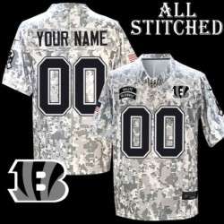 Camo [Customized]Embroidered Cincinnati Bengals Custom Stitched ANY PATCH