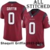 Red Embroidered Shaquill Griffin Houston Texans #0 Stitched Jersey