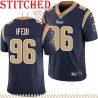 Embroidered St. Louis Rams #96 Martin Ifedi Jersey (Navy)