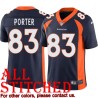 Navy Home David Porter Denver Broncos #83 Jersey