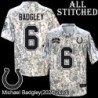 Camo Embroidered Michael Badgley Indianapolis Colts #6 Stitched Jersey