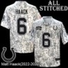 Camo Embroidered Matt Haack Indianapolis Colts #6 Stitched Jersey
