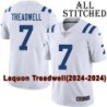 White Embroidered Laquon Treadwell Indianapolis Colts #7 Stitched Jersey