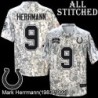 Camo Embroidered Mark Herrmann Indianapolis Colts #9 Stitched Jersey