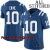 Blue Home Embroidered Fred Enke Indianapolis Colts #10 Stitched Jersey