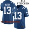 Blue Home Embroidered T.Y. Hilton Indianapolis Colts #13 Stitched Jersey