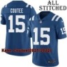 Blue Home Embroidered Keke Coutee Indianapolis Colts #15 Stitched Jersey