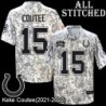 Camo Embroidered Keke Coutee Indianapolis Colts #15 Stitched Jersey