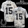 Camo Embroidered Dontrelle Inman Indianapolis Colts #15 Stitched Jersey