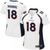 MANNING Denver #18 Womens Football Jersey - Peyton Manning Womens Football Jersey (White)_Free Shipping