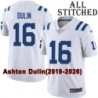 White Embroidered Ashton Dulin Indianapolis Colts #16 Stitched Jersey