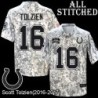 Camo Embroidered Scott Tolzien Indianapolis Colts #16 Stitched Jersey
