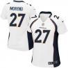 MORENO Denver #27 Womens Football Jersey - Knowshon Moreno Womens Football Jersey (White)_Free Shipping