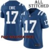 Blue Home Embroidered Fred Enke Indianapolis Colts #17 Stitched Jersey