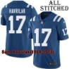 Blue Home Embroidered Sam Havrilak Indianapolis Colts #17 Stitched Jersey