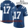Blue Home Embroidered Lamar McHan Indianapolis Colts #17 Stitched Jersey
