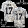 Camo Embroidered Tevaun Smith Indianapolis Colts #17 Stitched Jersey