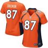 DECKER Denver #87 Womens Football Jersey - Eric Decker Womens Football Jersey (Orange)_Free Shipping