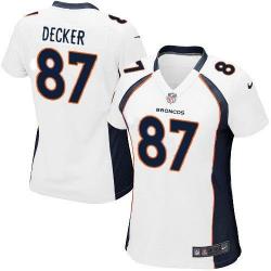 DECKER Denver #87 Womens Football Jersey - Eric Decker Womens Football Jersey (White)_Free Shipping