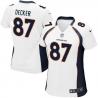 DECKER Denver #87 Womens Football Jersey - Eric Decker Womens Football Jersey (White)_Free Shipping