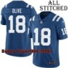 Blue Home Embroidered Bobby Olive Indianapolis Colts #18 Stitched Jersey