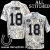 Camo Embroidered Avatus Stone Indianapolis Colts #18 Stitched Jersey