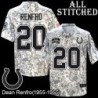 Camo Embroidered Dean Renfro Indianapolis Colts #20 Stitched Jersey