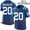 Blue Home Embroidered Joe Washington Indianapolis Colts #20 Stitched Jersey
