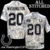 Camo Embroidered Joe Washington Indianapolis Colts #20 Stitched Jersey
