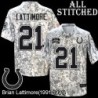 Camo Embroidered Brian Lattimore Indianapolis Colts #21 Stitched Jersey
