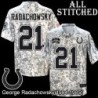 Camo Embroidered George Radachowsky Indianapolis Colts #21 Stitched Jersey