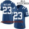 Blue Home Embroidered Jack Maitland Indianapolis Colts #23 Stitched Jersey