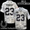 Camo Embroidered Loucheiz Purifoy Indianapolis Colts #23 Stitched Jersey