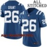 Blue Home Embroidered Alan Grant Indianapolis Colts #26 Stitched Jersey