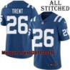 Blue Home Embroidered Morgan Trent Indianapolis Colts #26 Stitched Jersey