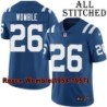 Blue Home Embroidered Royce Womble Indianapolis Colts #26 Stitched Jersey