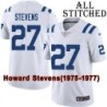White Embroidered Howard Stevens Indianapolis Colts #27 Stitched Jersey